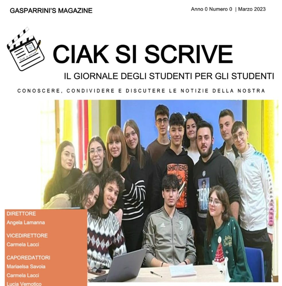 CIAK SI SCRIVE – il giornale degli studenti per gli studenti